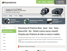 Tablet Screenshot of brprojetores.com.br
